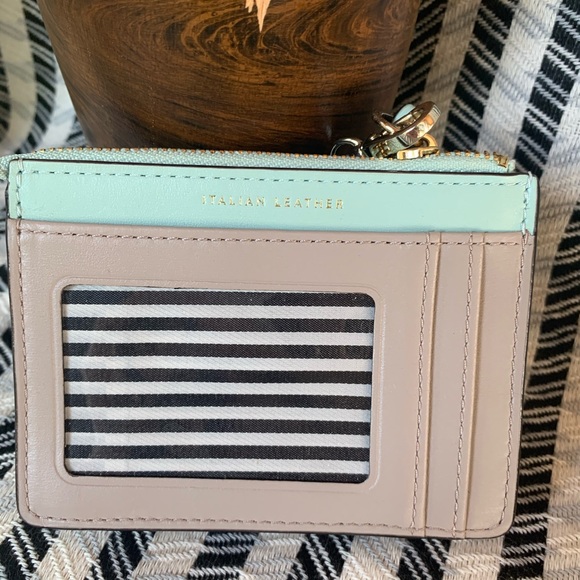 Kate spade small square card holder wristlet blue - Picture 4 of 4